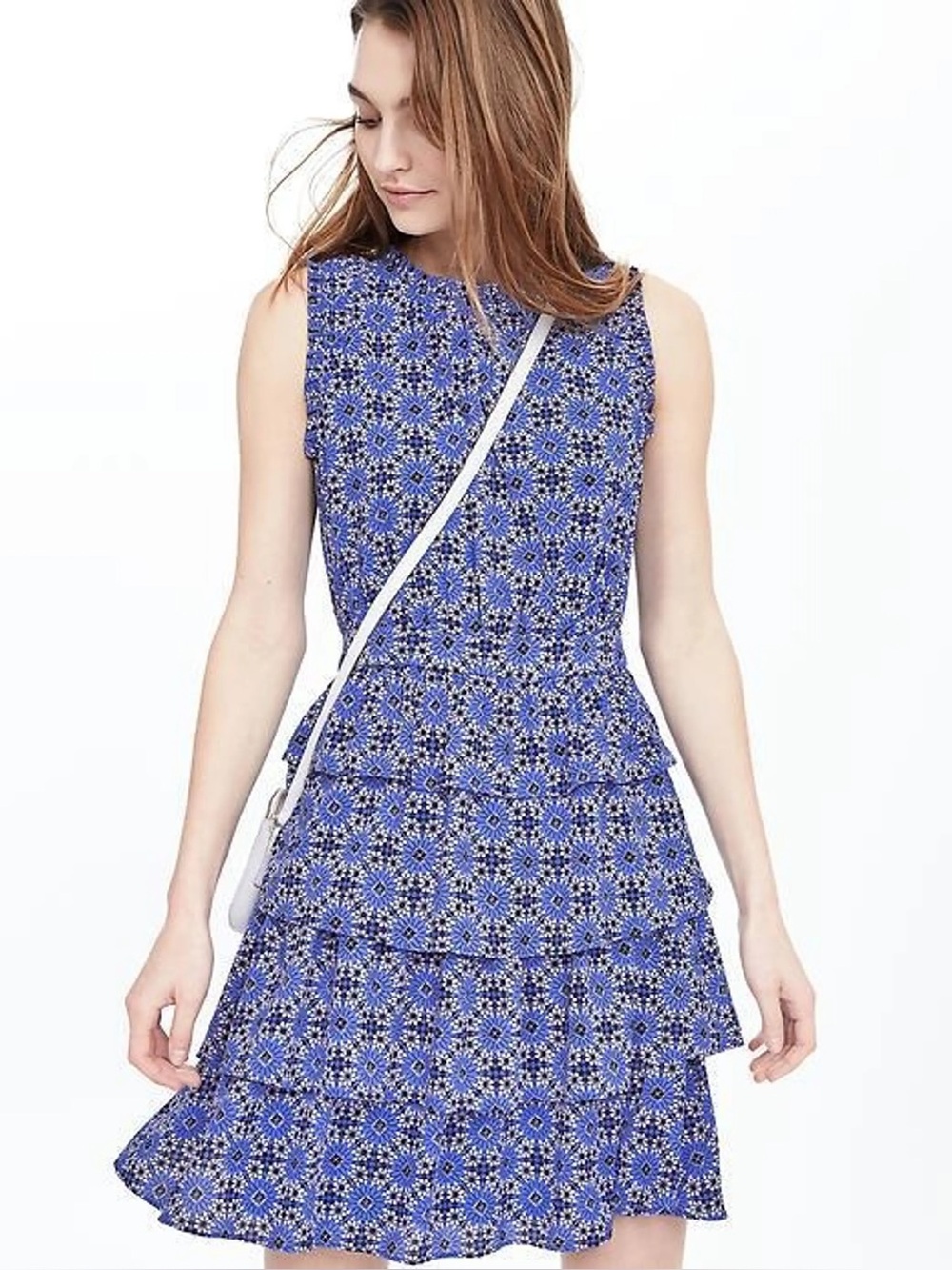 Banana Republic medallion Print Women’s Dress 10 Tall